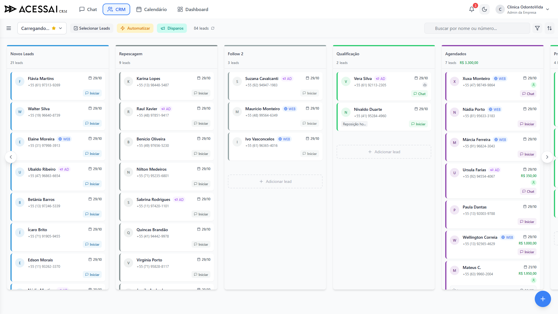 Acessaí Dashboard